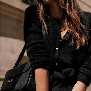 Sezane Gaspard Cardigan - Black